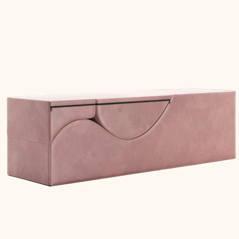 Convertible Chaise + Bench with Free Machine Washable Cover